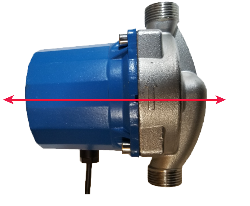 Recirc pump orientation image